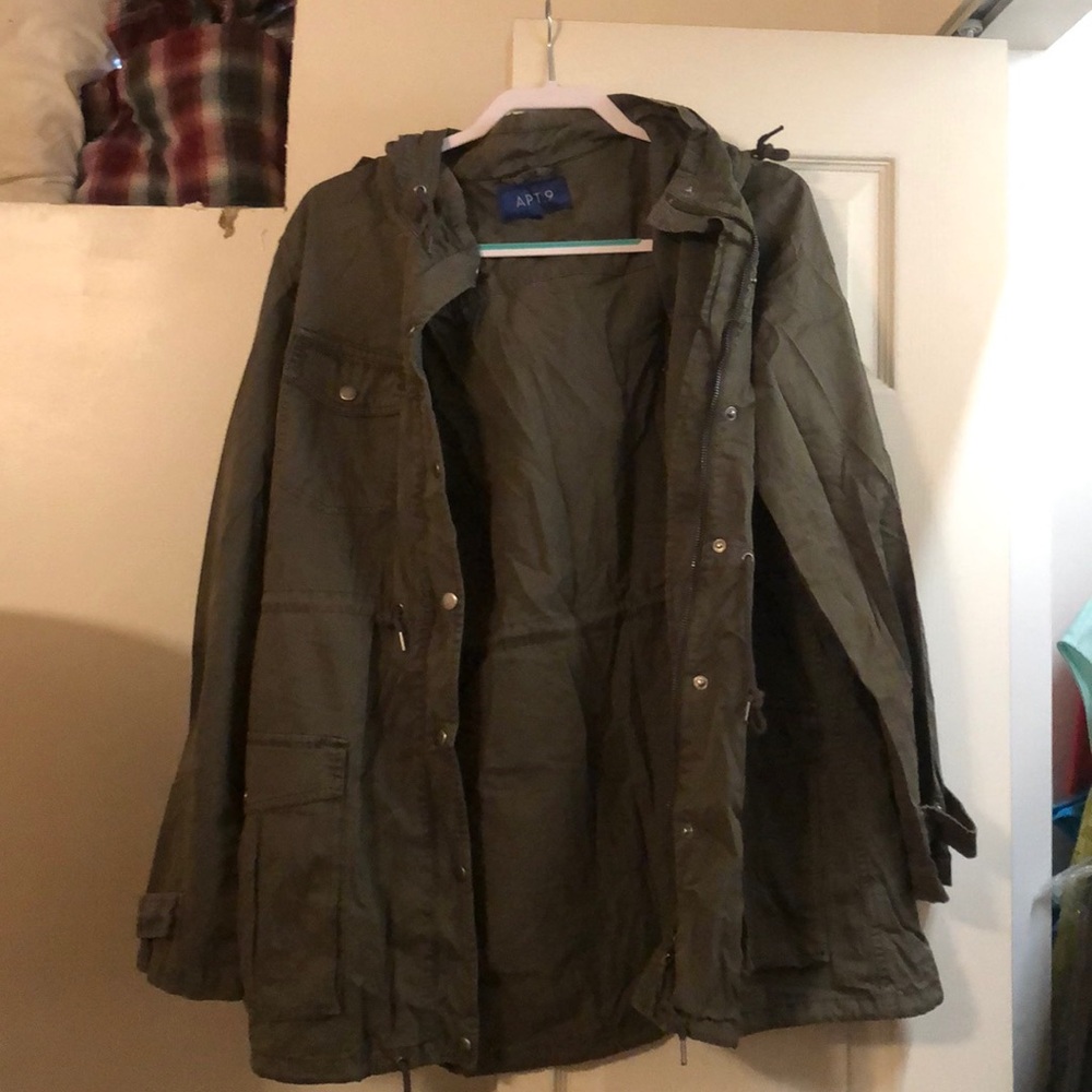 army green jacket